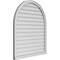 Ekena Millwork Round Top Surface Mount PVC Gable Vent w/ 2"W x 2"P Brickmould Sill Frame, 36"W x 42"H GVPRT36X4203SN - alternate 4
